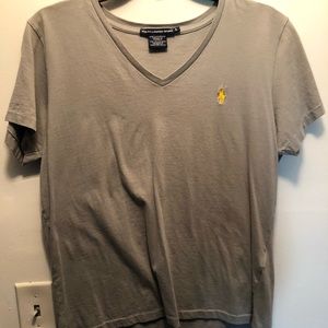 Ralph Lauren Polo Gray V-neck shirt